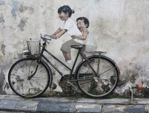 Little Children on a Bicycle
Armenian Street, Penang